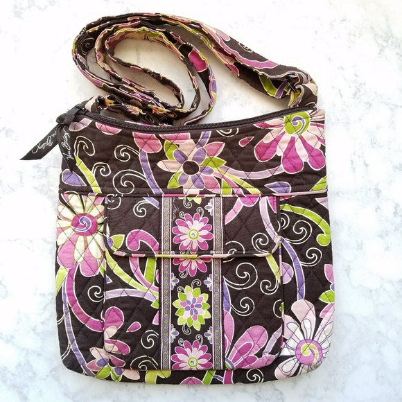Vera Bradley Handbags - Vera Bradley Hipster Crossbody Purple Punch